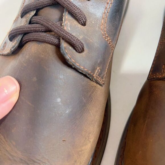 Timberland Squall Canyon Waterproof Brown Leather Oxfords Casual Men's Size 15 - Picture 5 of 8